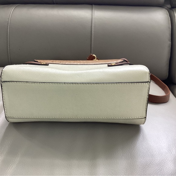 Aldo - Tan and White Crossbody Bag with Adjustable Strap - Picture 6 of 6
